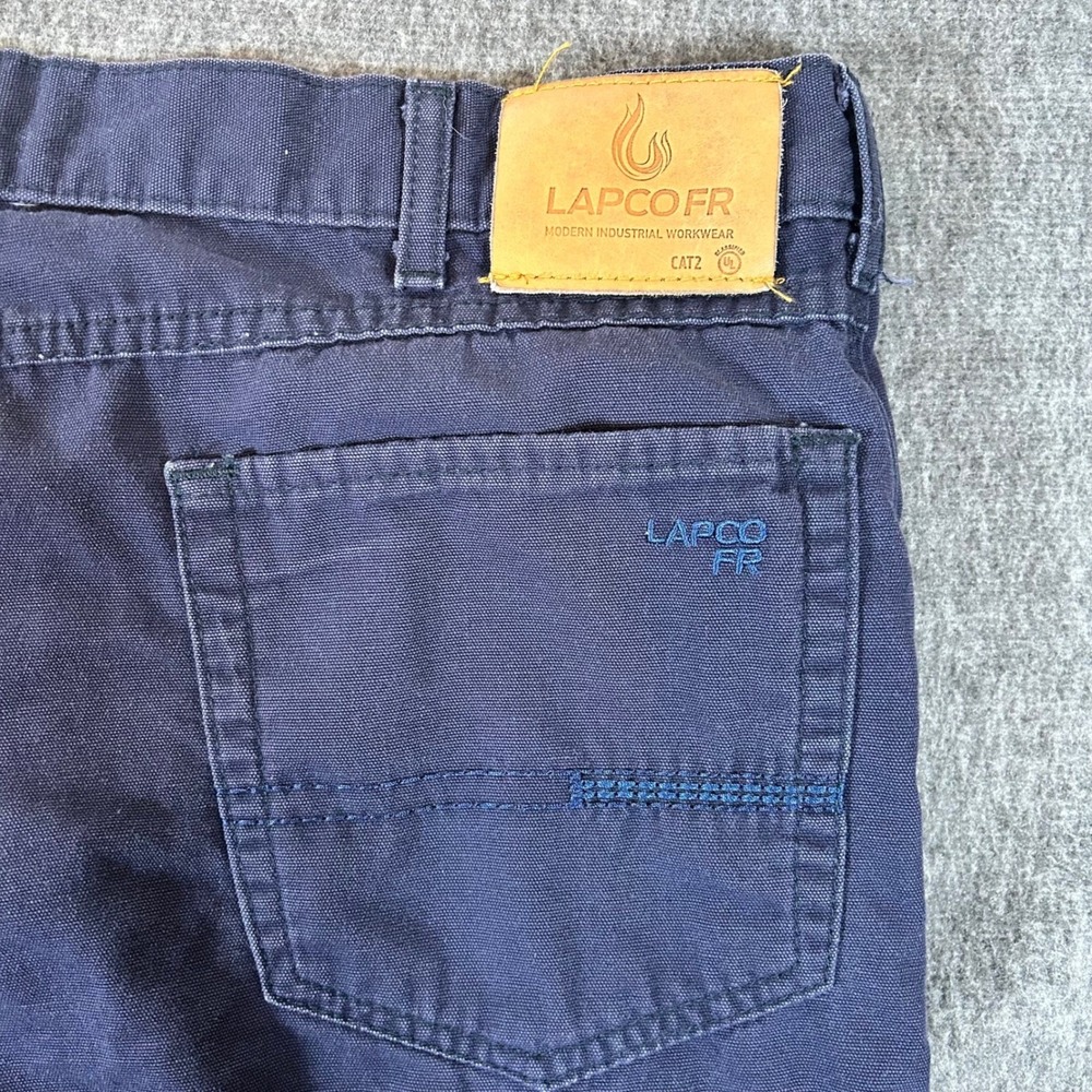 LAPCO FR Flame Resistant Work‎ Pants Carpenter Utility Mens 40x30 Fits 40x29